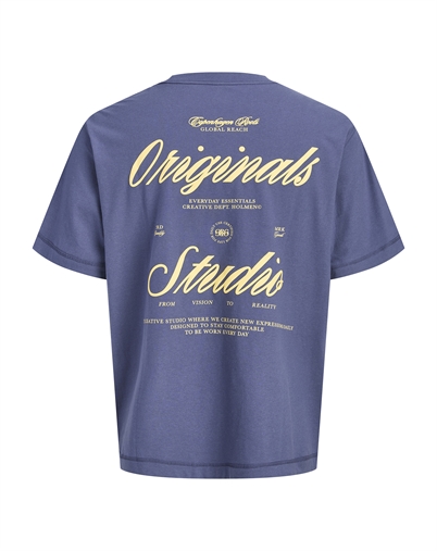 Jack & Jones Junior - JORNorrebro Typo T-shirt - Crown Blue 